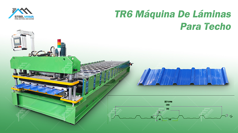 M&aacute;quina para hacer calaminas trapezoidales 