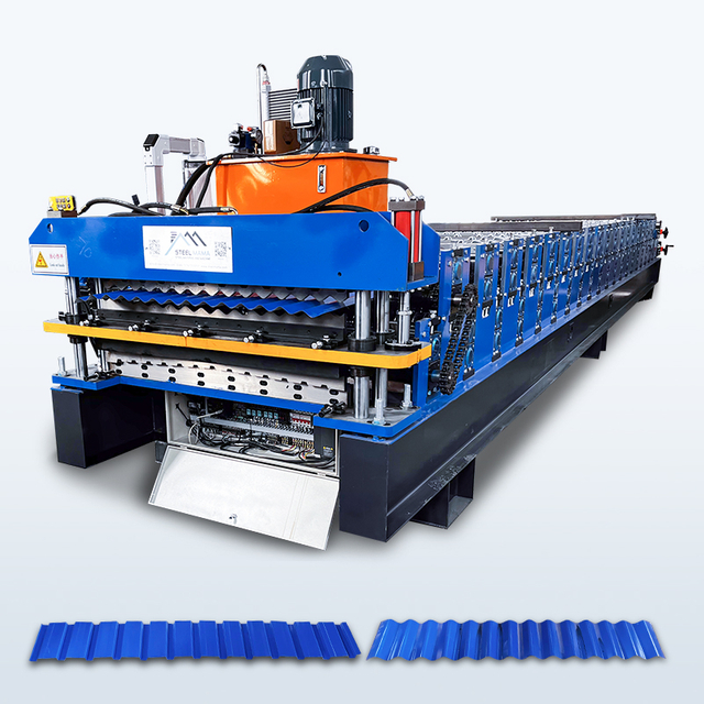 Máquina De Doble Capa Para Láminas Trapezoidales 996 Y Corrugadas 1032