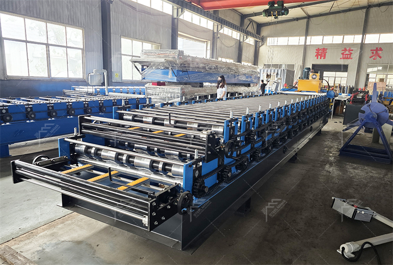 double layer roofing sheet forming machine