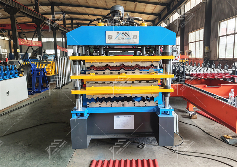 high speed three layer roll forming machine