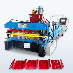 Máquina Formadora De Rollos De Láminas Para Techos De Doble Capa 