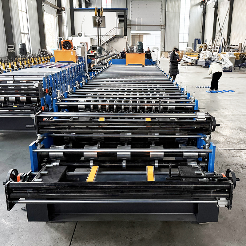 Máquina Formadora De Techos De Doble Capa Trapezoidal TR5 Y Corrugado 770