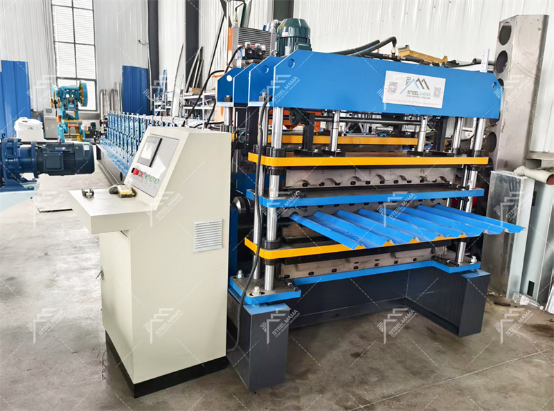 M&aacute;quina roladora de perfil trapezoidal