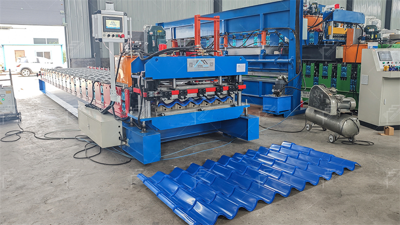 M&aacute;quina para fabricar teja continua