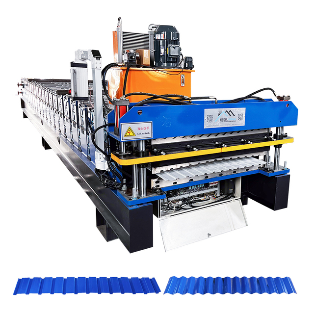 Máquina De Doble Capa Para Láminas Trapezoidales 996 Y Corrugadas 1032