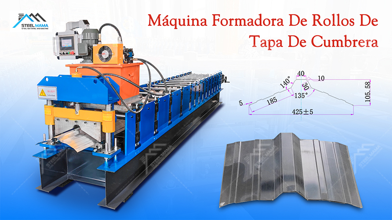 M&aacute;quina de cumbrera para techos