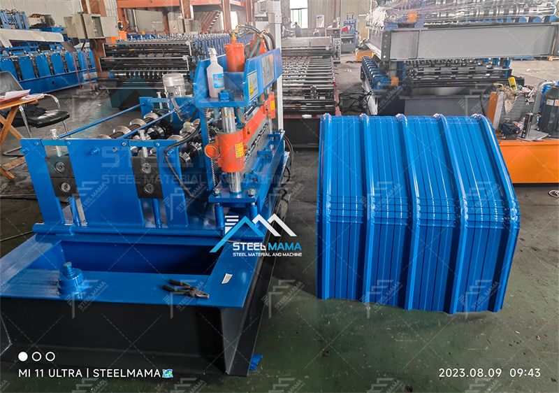 Curvadora de techos de aluzinc