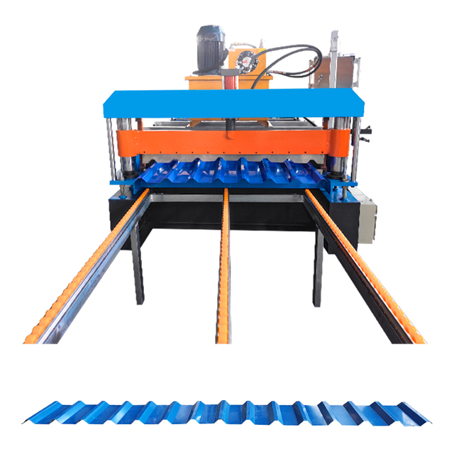 Máquina Formadora De Láminas Trapezoidales De Acero Galvanizado R101 Para Techos
