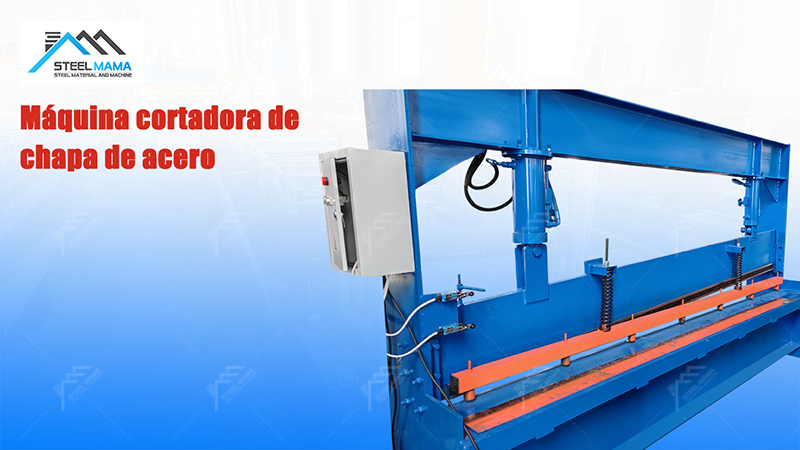 Cizalla hidr&aacute;ulica para placas de metal