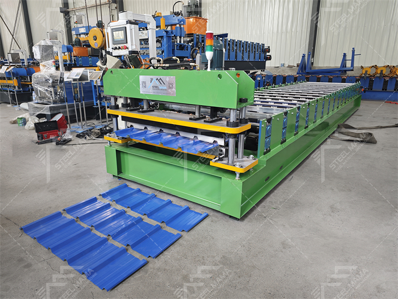 M&aacute;quina roll formadora de techo trapezoidal 