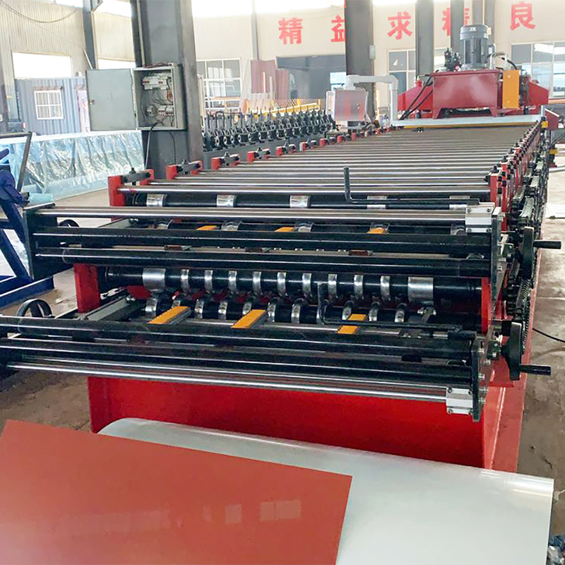 Máquina Formadora De Rollos De Doble Capa Para Baldosas 1040 Y Láminas Onduladas 836