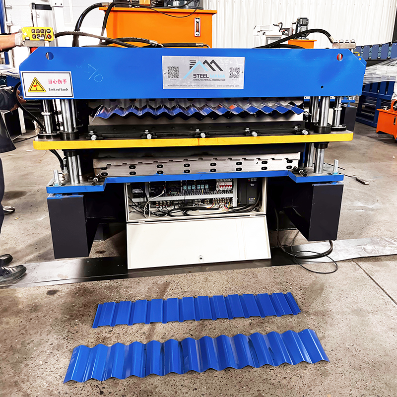 Máquina De Doble Capa Para Láminas Trapezoidales 996 Y Corrugadas 1032