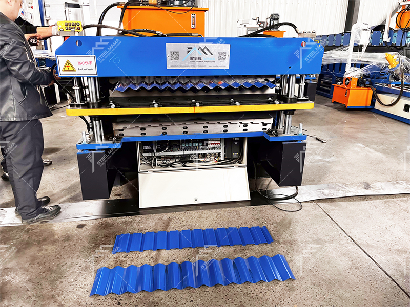 M&aacute;quina roll formadora de l&aacute;minas para techos