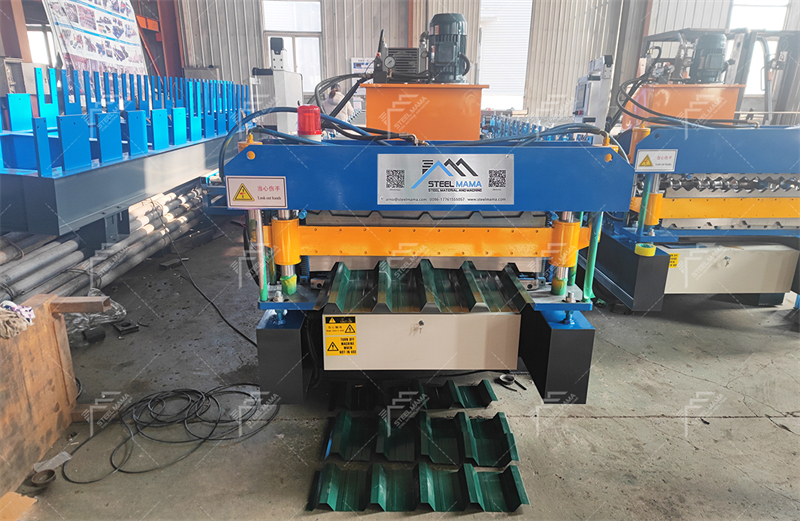 trapezoidal roof sheet machine