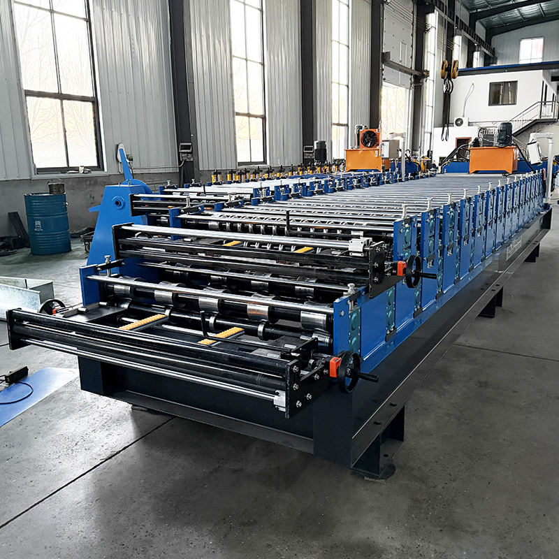 Máquina Formadora De Techos De Doble Capa Trapezoidal TR5 Y Corrugado 770