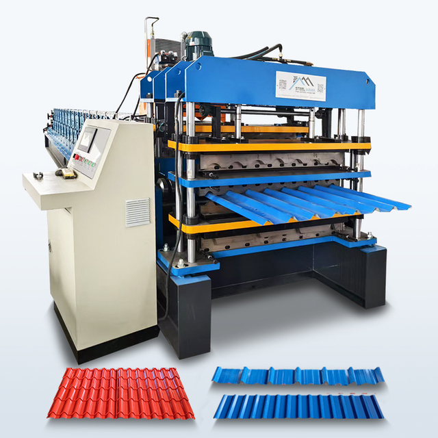 Máquina Perfiladora De Tres Capas En Frío Automática