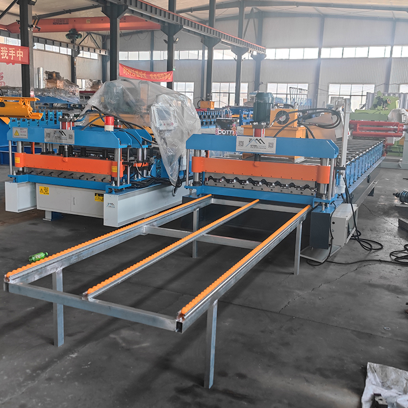 Máquina Formadora De Láminas Trapezoidales De Acero Galvanizado R101 Para Techos
