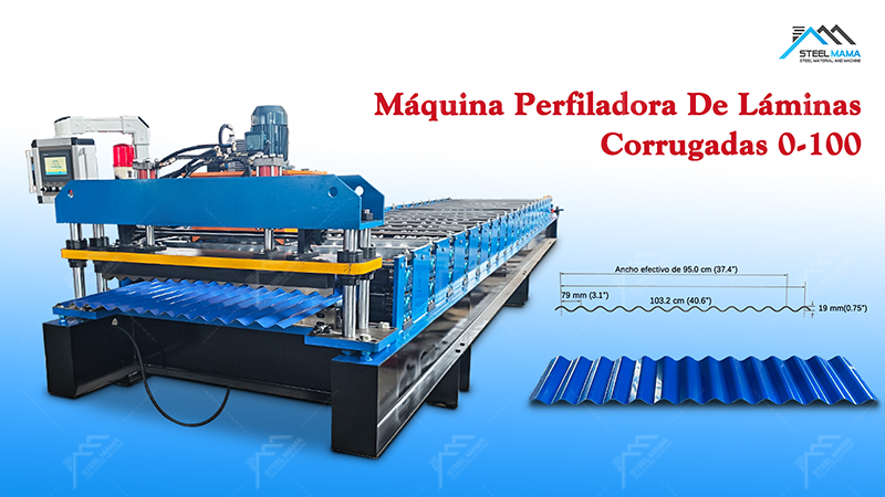 M&aacute;quina para hacer chapas ondulada