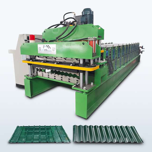 Máquina Corrugadora 836 Y Perfiladora Trapezoidal De Doble Capa 840