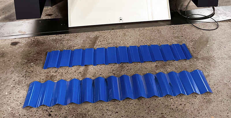 M&aacute;quina roll formadora de techo trapezoidal 