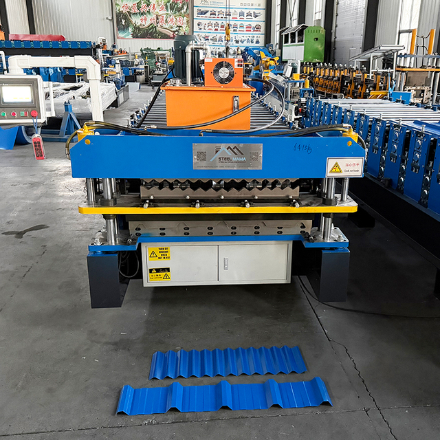 Máquina Formadora De Techos De Doble Capa Trapezoidal TR5 Y Corrugado 770