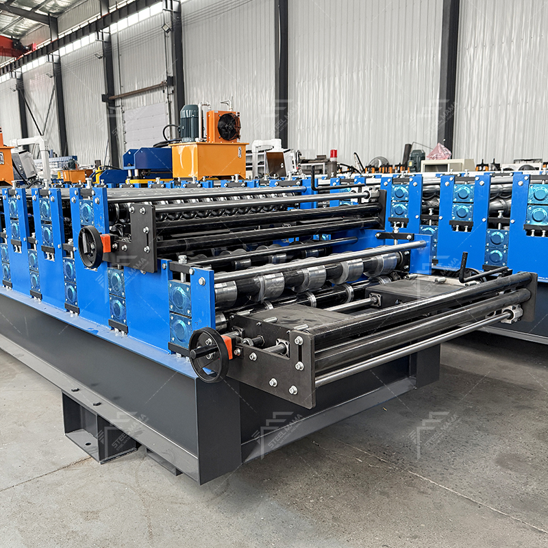 Máquina Automatizada Para Fabricación De Chapas Corrugadas Y Trapezoidales De Doble Capa 