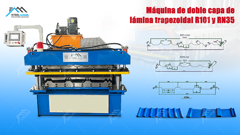Perfiladora de techos trapezoidales 