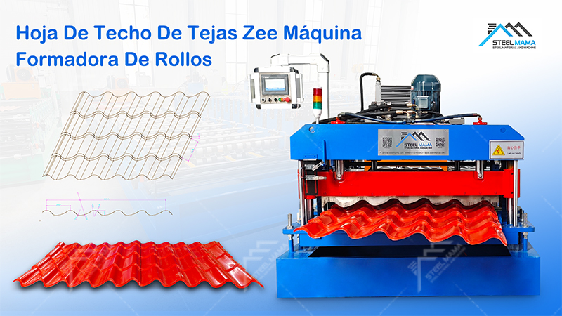 M&aacute;quina de l&aacute;minas para techo tipo teja brike