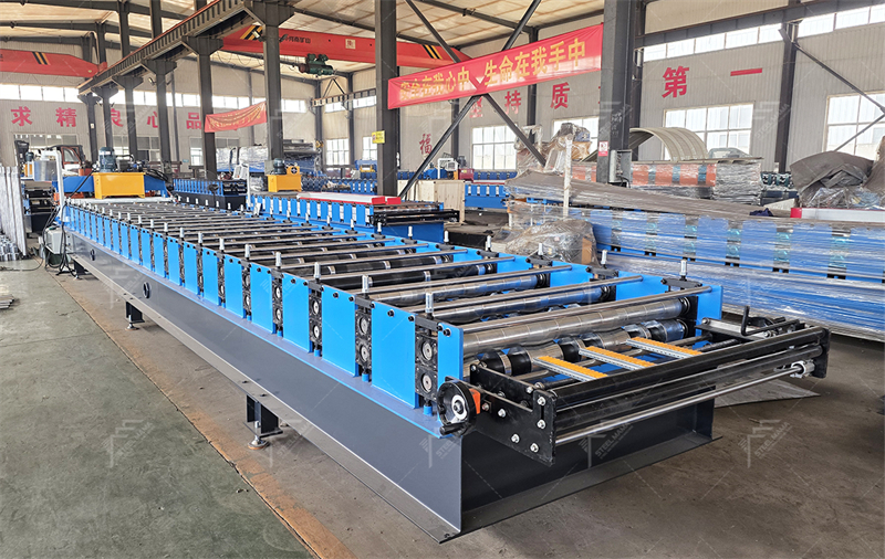 Roll formadora de techos trapezoidales