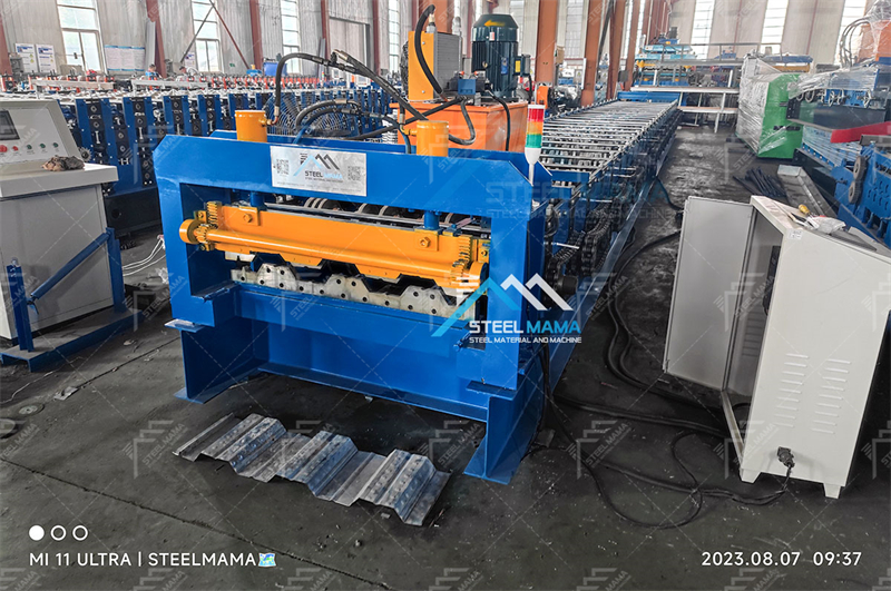 Perfiladora de chapa nervada galvanizada