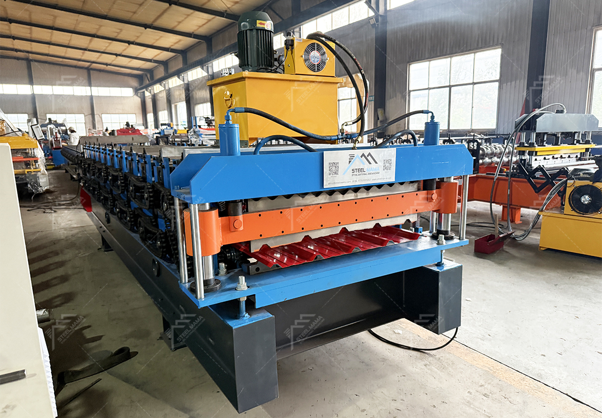 Corrugated roof sheet Machine