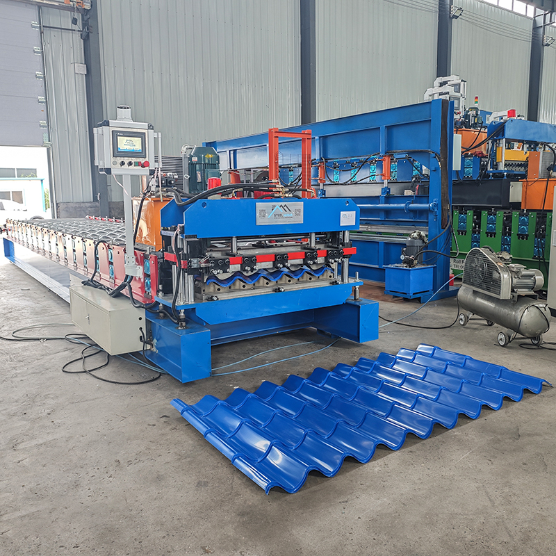 Máquina para fabricar láminas para techos de tejas Zee