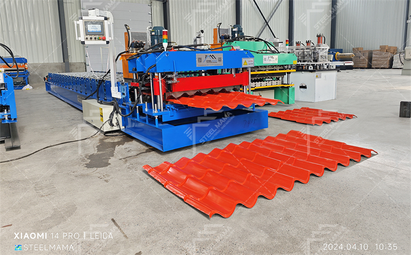 Roladora de l&aacute;mina acanalada galvateja