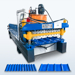 Máquina Automatizada Para Fabricación De Chapas Corrugadas Y Trapezoidales De Doble Capa 