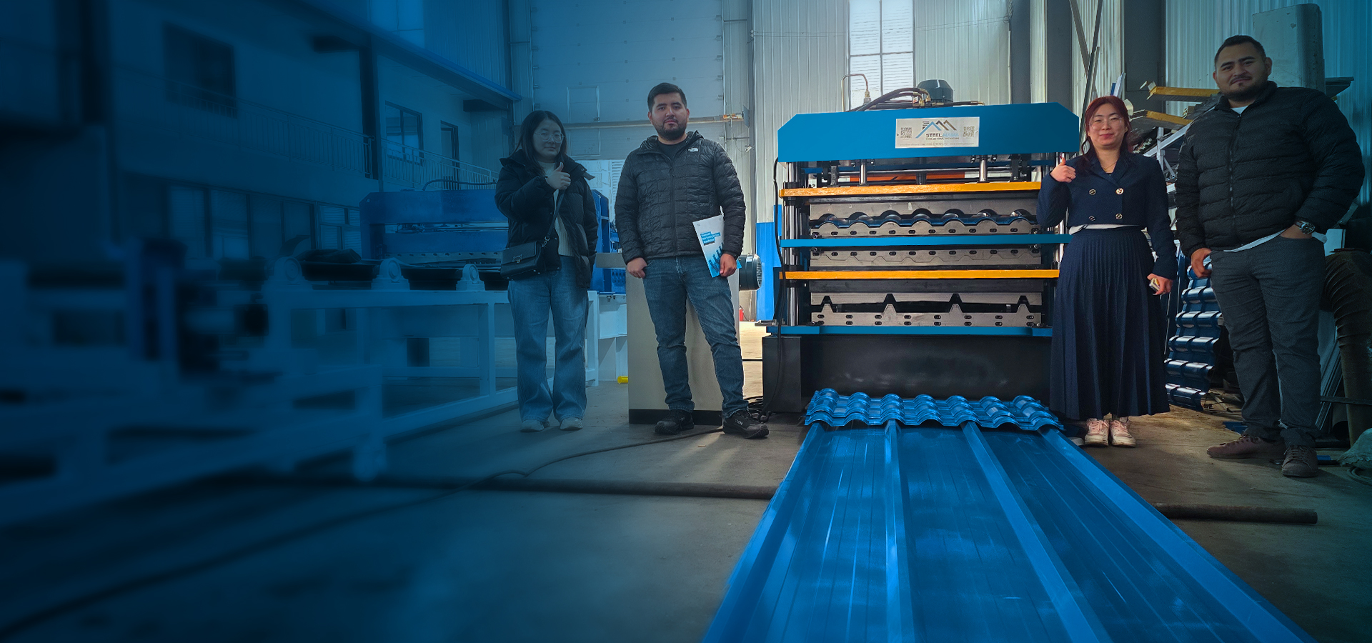 maquina para plancha aluzinc tr4