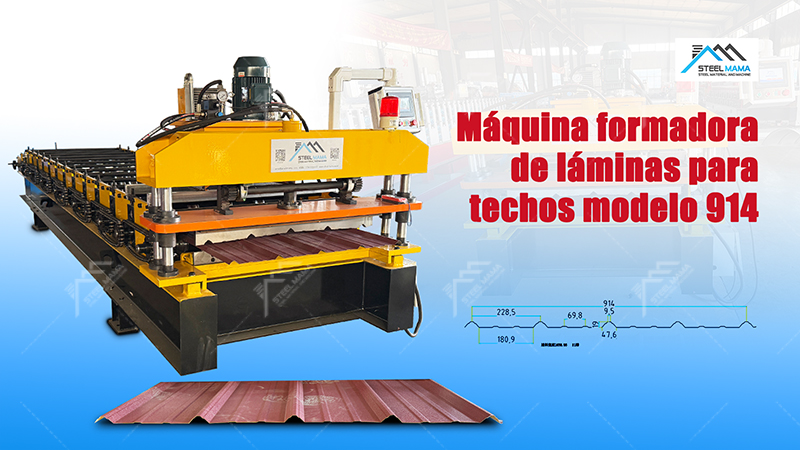 M&aacute;quina para hacer calaminas trapezoidales 