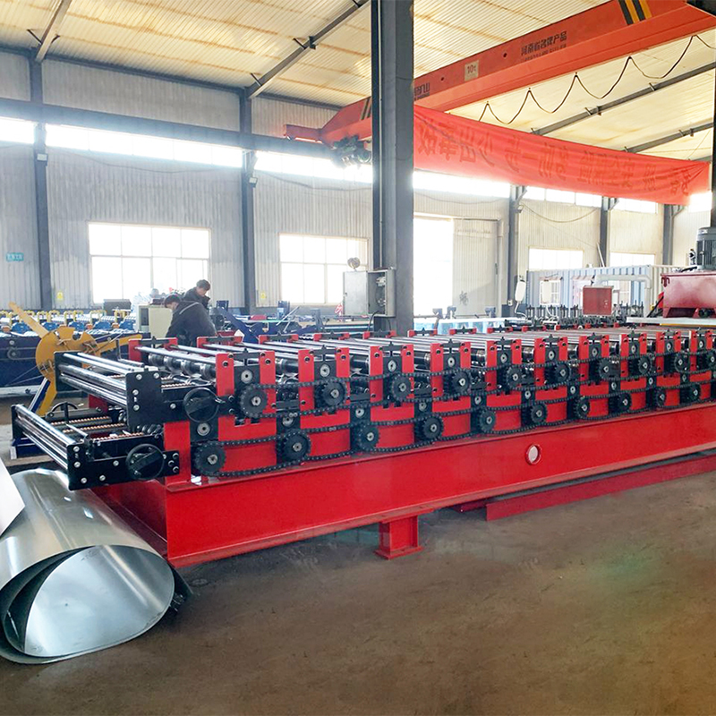 Máquina Formadora De Rollos De Doble Capa Para Baldosas 1040 Y Láminas Onduladas 836