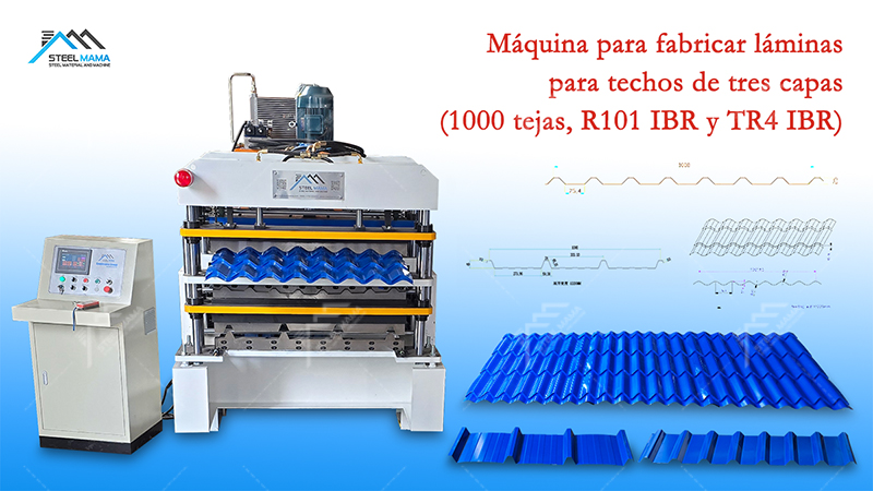 M&aacute;quina de Extrusi&oacute;n y Corte para Teja Continua