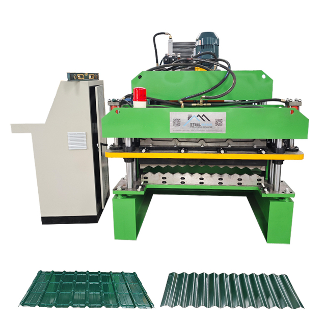 Máquina Corrugadora 836 Y Perfiladora Trapezoidal De Doble Capa 840