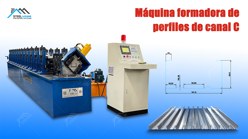 M&aacute;quina perfiladora de perfiles C