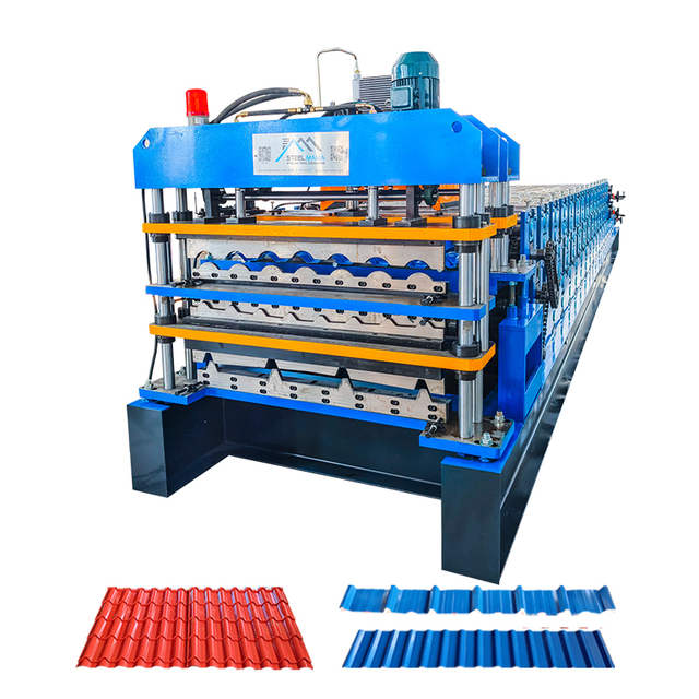 Máquina Perfiladora De Tres Capas En Frío Automática