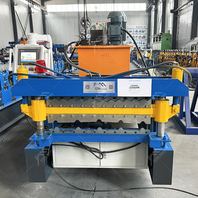 Máquina Automatizada Para Fabricación De Chapas Corrugadas Y Trapezoidales De Doble Capa 