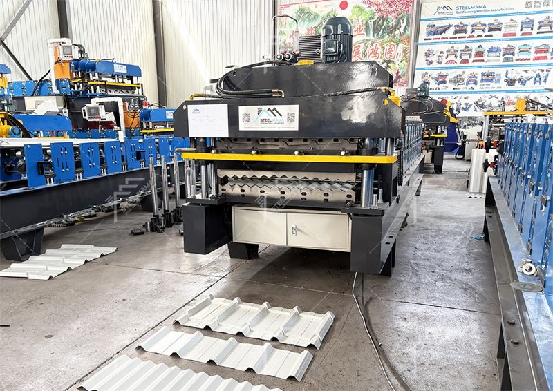 M&aacute;quina para hacer l&aacute;mina de techo doble capa