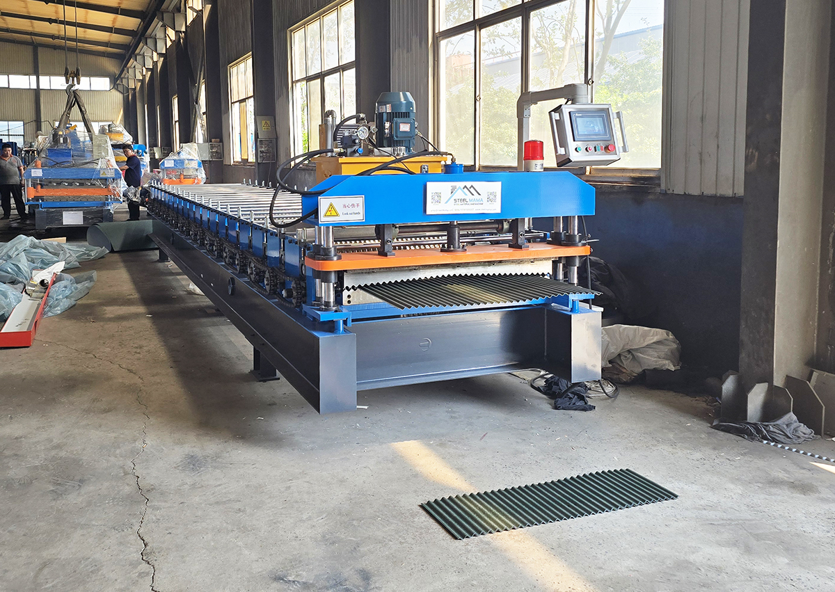 corrugated roofing machine