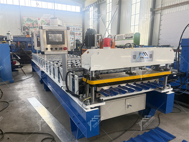 Equipo para fabricar techos trapezoidales 