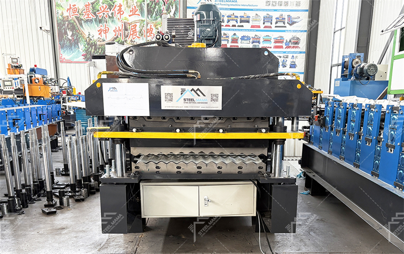 M&aacute;quina de doble capa para l&aacute;mina acanalada