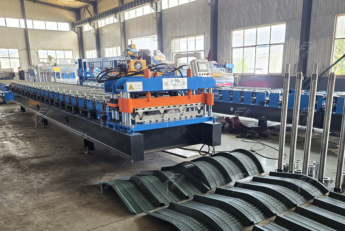 trapezoidal sheet roll forming machine factory